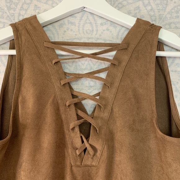 CATO Brown Tank Top Small - Picture 4 of 4